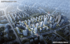 部规划双向四车道云轨系统及约2.3公里空中连廊